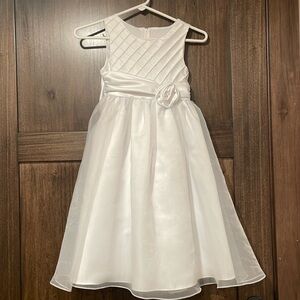 Rare Editions white First Communion or Flower Girl dress.